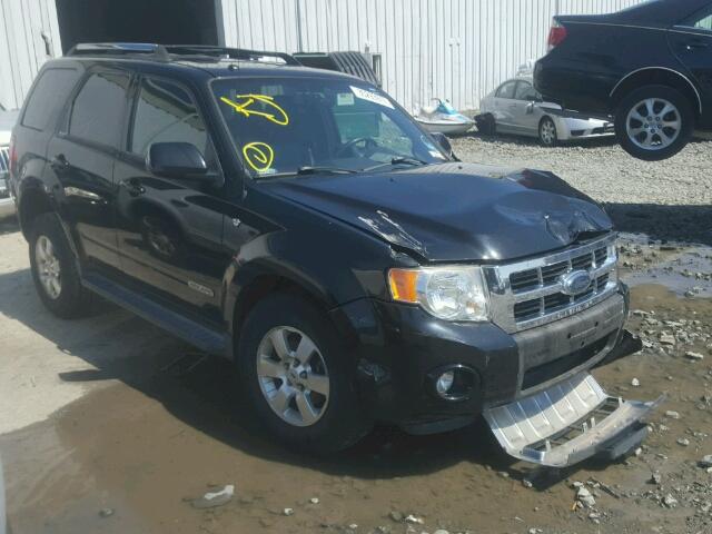 1FMCU94138KB98917 - 2008 FORD ESCAPE LIM BLACK photo 1