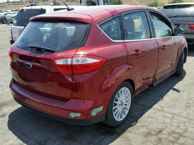 1FADP5CU4GL116745 - 2016 FORD C-MAX PREM BURGUNDY photo 4