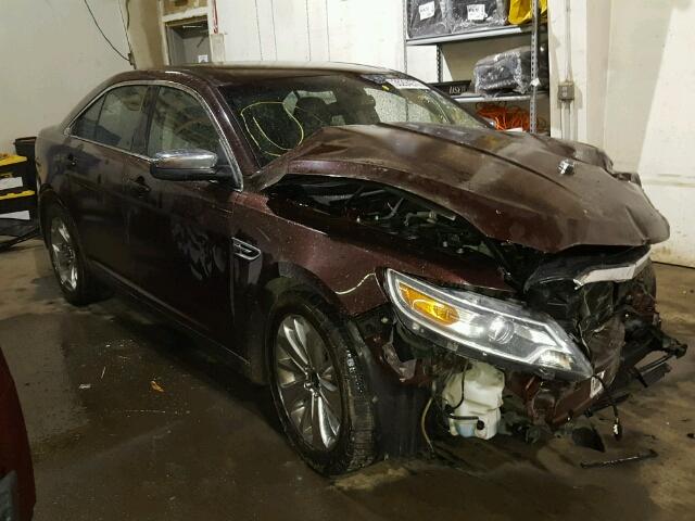 1FAHP2JW8AG156752 - 2010 FORD TAURUS LIM BROWN photo 1