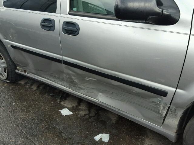 1GNDV23LX6D176793 - 2006 CHEVROLET UPLANDER L 银色 照片 9