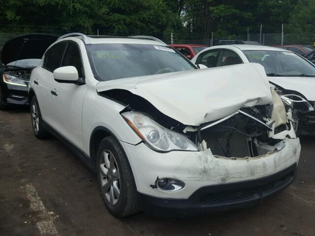 JNKAJ09F98M356278 - 2008 INFINITI EX35 BASE WHITE photo 1