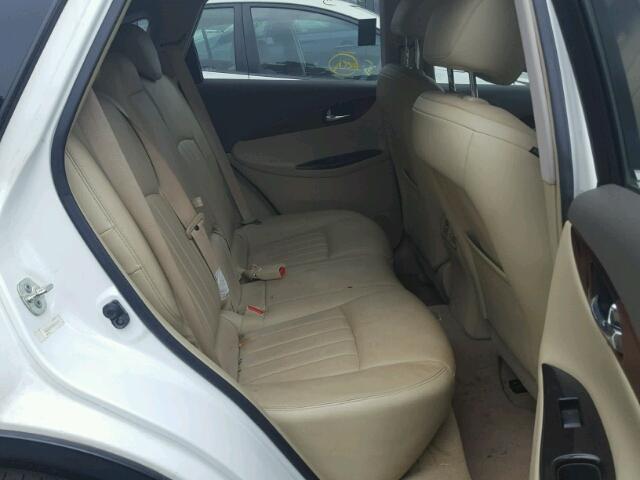 JNKAJ09F98M356278 - 2008 INFINITI EX35 BASE WHITE photo 6