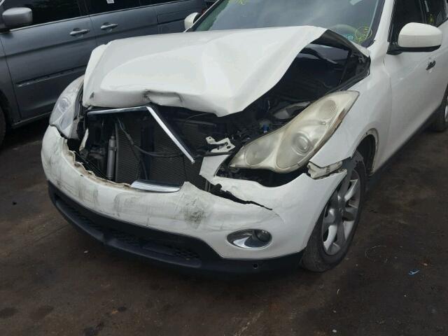 JNKAJ09F98M356278 - 2008 INFINITI EX35 BASE WHITE photo 9
