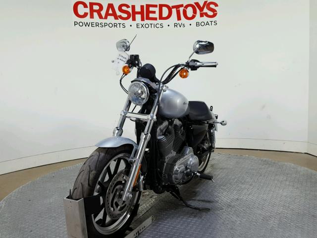 1HD4CR210EC442266 - 2014 HARLEY-DAVIDSON XL883 SUPE SILVER photo 4