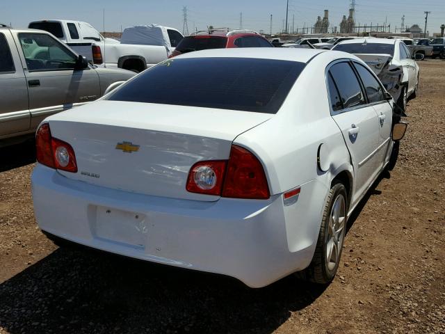 1G1ZA5EU0CF394235 - 2012 CHEVROLET MALIBU LS WHITE photo 4
