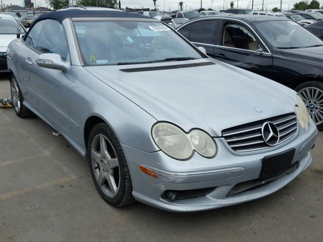 WDBTK75GX5T044808 - 2005 MERCEDES-BENZ CLK 500 BLUE photo 1