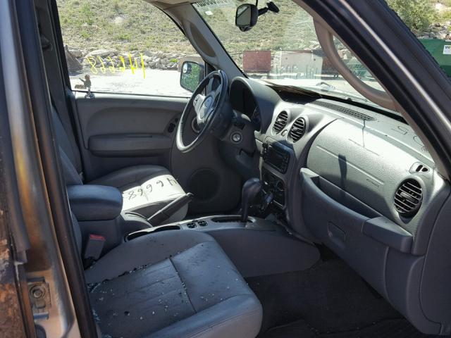 1J4GL38K05W649597 - 2005 JEEP LIBERTY RE 银色 照片 5