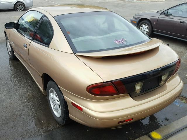 1G2JB124XX7547271 - 1999 PONTIAC SUNFIRE SE GOLD photo 3