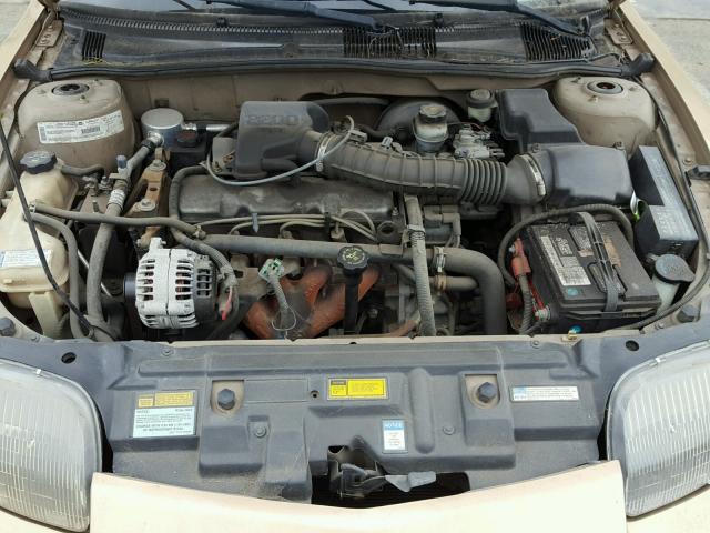 1G2JB124XX7547271 - 1999 PONTIAC SUNFIRE SE GOLD photo 7