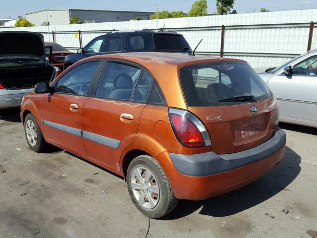 KNADE163086345111 - 2008 KIA RIO 5 SX ORANGE photo 3