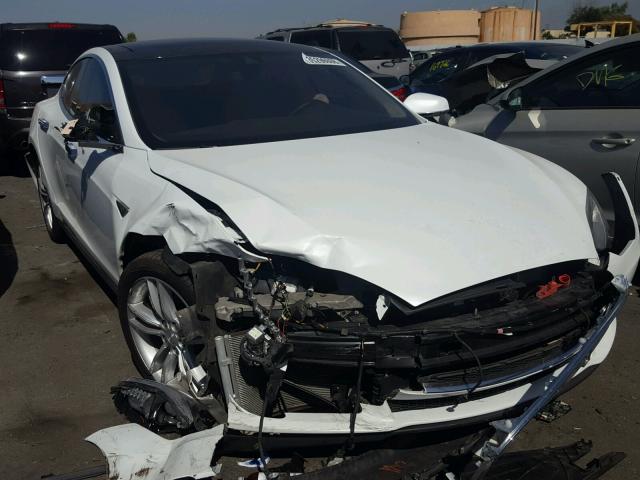 5YJSA1H19EFP62678 - 2014 TESLA MODEL S 白色 照片 1