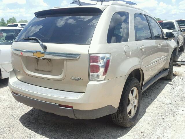 2CNDL33F896202515 - 2009 CHEVROLET EQUINOX LT GOLD photo 4