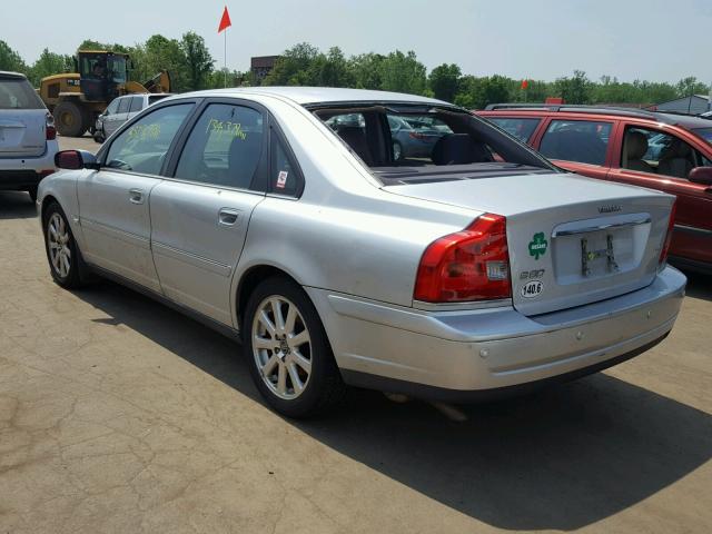 YV1TH592651412538 - 2005 VOLVO S80 2.5T SILVER photo 3