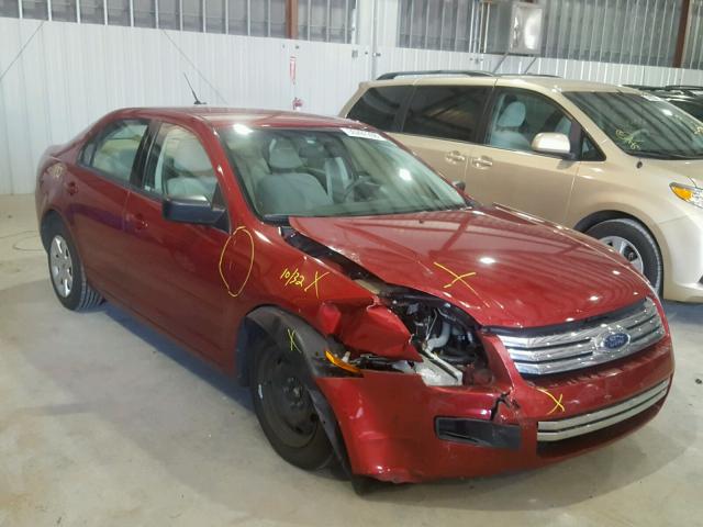 3FAHP06Z59R212318 - 2009 FORD FUSION S RED photo 1