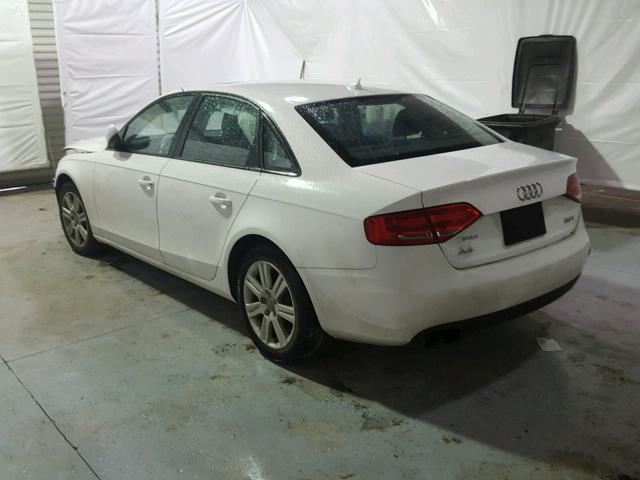 WAUAFAFL7BN032201 - 2011 AUDI A4 PREMIUM WHITE photo 3