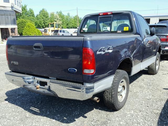 2FTRF18204CA68668 - 2004 FORD F-150 HERI BLUE photo 4