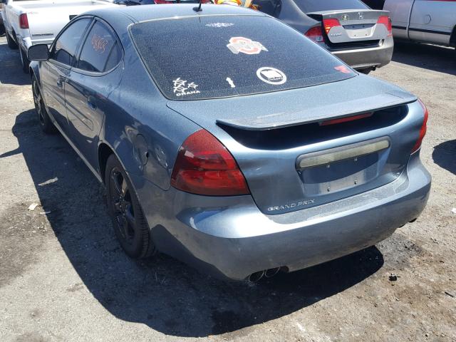 2G2WC58C261230444 - 2006 PONTIAC GRAND PRIX GRAY photo 3