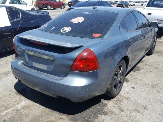 2G2WC58C261230444 - 2006 PONTIAC GRAND PRIX GRAY photo 4