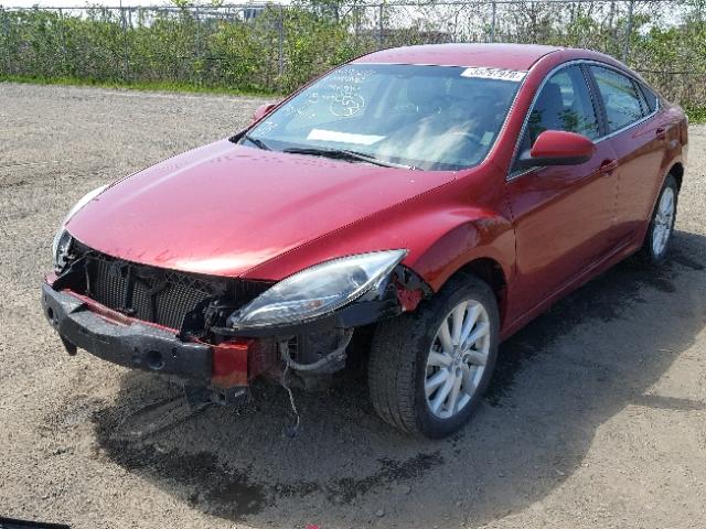 1YVHZ8BH8B5M06750 - 2011 MAZDA 6 I RED photo 2