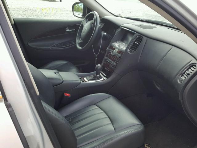 JNKAJ09F38M352565 - 2008 INFINITI EX35 BASE SILVER photo 5