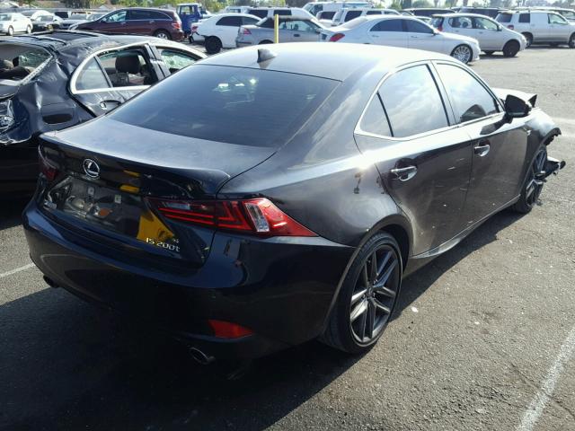 JTHBA1D27G5028624 - 2016 LEXUS IS 200T BLACK photo 4