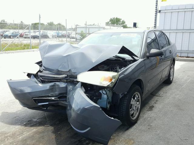 1G1ZS58F27F225866 - 2007 CHEVROLET MALIBU LS GRAY photo 2