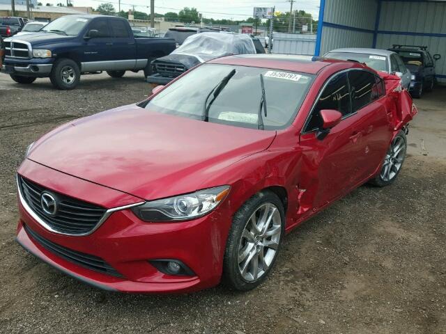 JM1GJ1W57F1194422 - 2015 MAZDA 6 GRAND TO RED photo 2