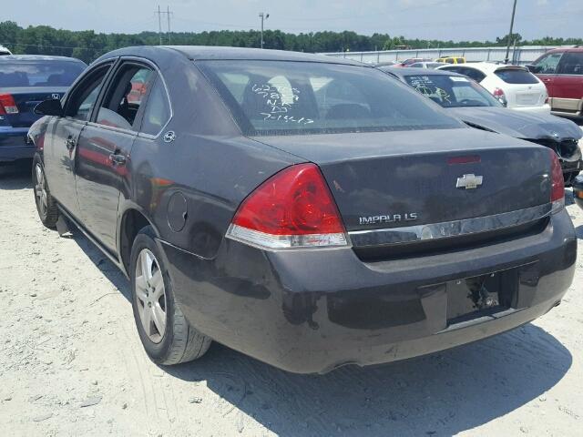 2G1WB58K889187859 - 2008 CHEVROLET IMPALA LS GRAY photo 3