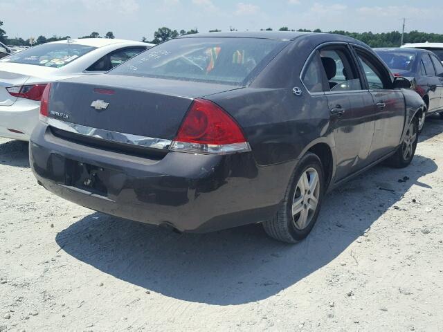 2G1WB58K889187859 - 2008 CHEVROLET IMPALA LS GRAY photo 4