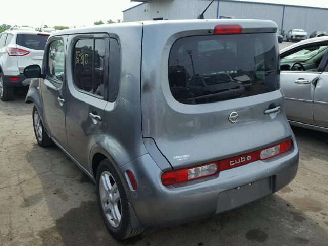 JN8AZ28R29T109374 - 2009 NISSAN CUBE BASE CHARCOAL photo 3