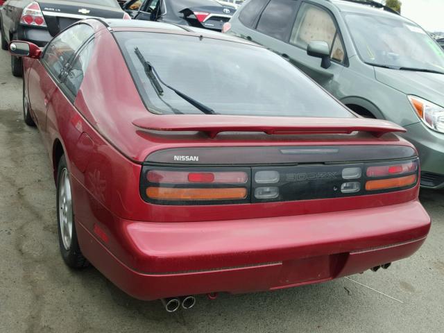 JN1RZ26H8PX536575 - 1993 NISSAN 300ZX 2+2 RED photo 3