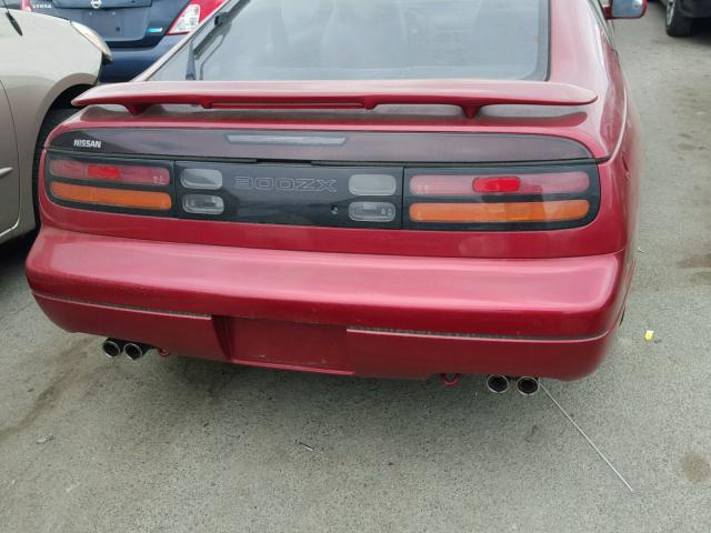 JN1RZ26H8PX536575 - 1993 NISSAN 300ZX 2+2 RED photo 9