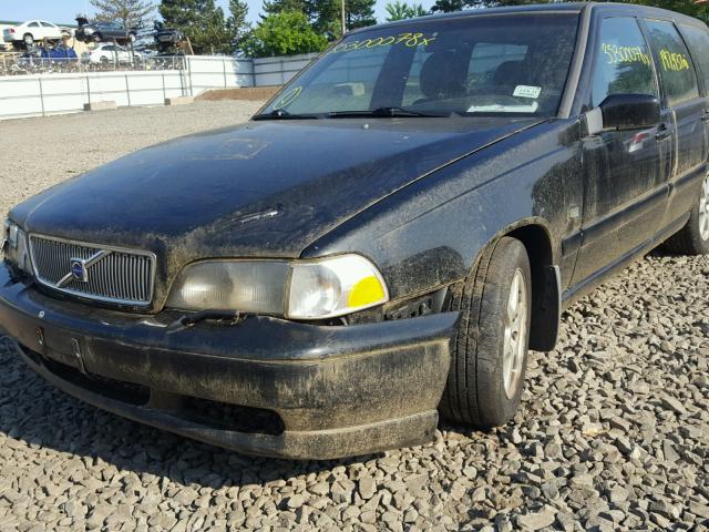 YV1LW55A8X2577085 - 1999 VOLVO V70 BLACK photo 9