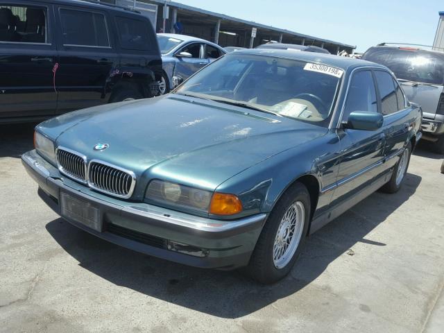 WBAGF632XSDH08670 - 1995 BMW 740 I AUTO GREEN photo 2