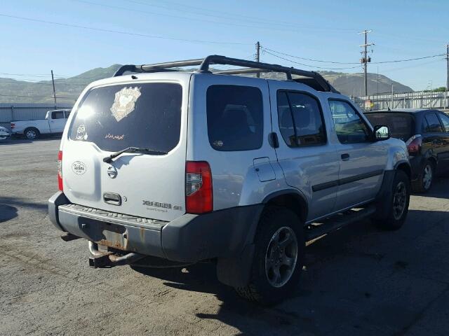 5N1MD28YX3C664381 - 2003 NISSAN XTERRA SE SILVER photo 4