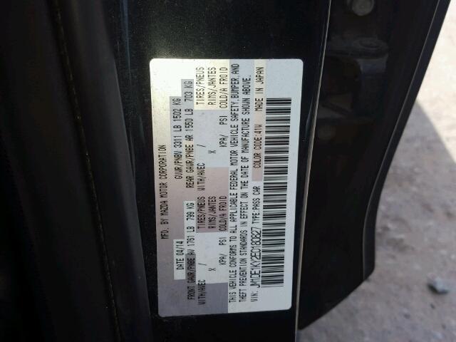 JM1DE1KY2E0180827 - 2014 MAZDA MAZDA2 SPO 黑色 照片 10