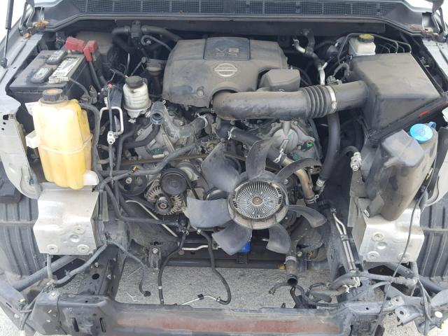 5N1BA0ND2BN621601 - 2011 NISSAN ARMADA SV SILVER photo 7