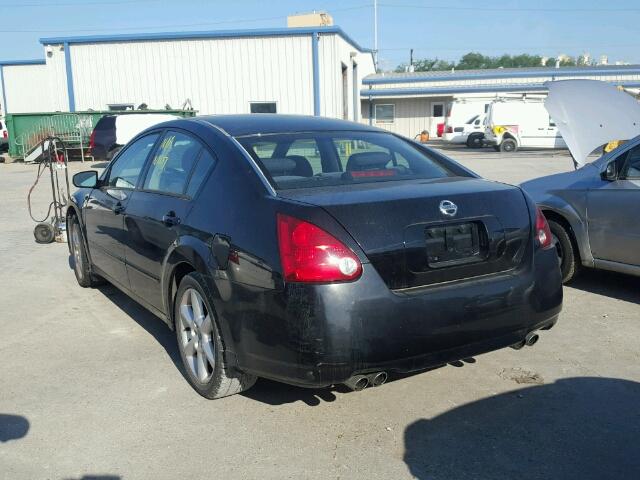 1N4BA41E36C823204 - 2006 NISSAN MAXIMA SE BLACK photo 3