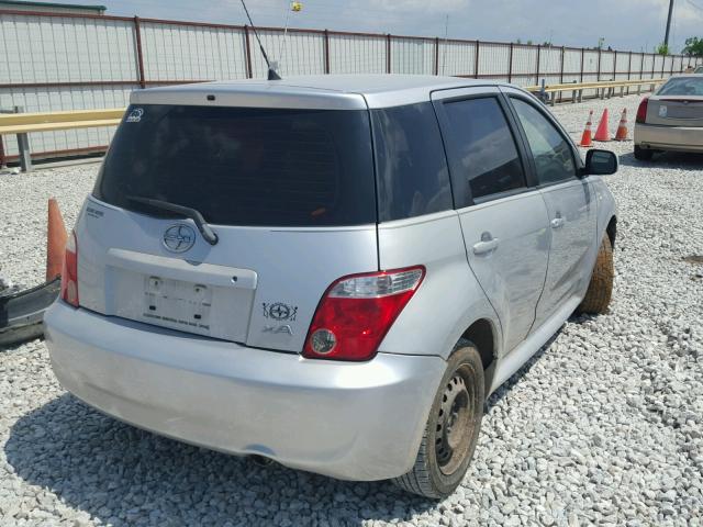 JTKKT624765017465 - 2006 TOYOTA SCION XA ვერცხლისფერი ფოტო 4