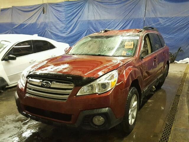 4S4BRBCCXE1252108 - 2014 SUBARU OUTBACK 2. RED photo 2