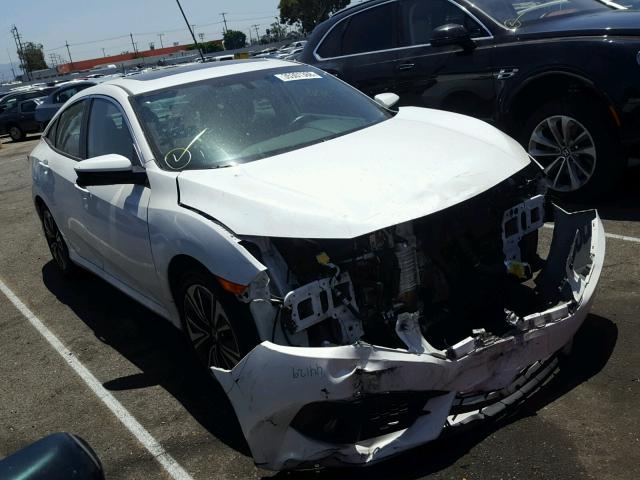 2HGFC1F77GH658756 - 2016 HONDA CIVIC EXL WHITE photo 1