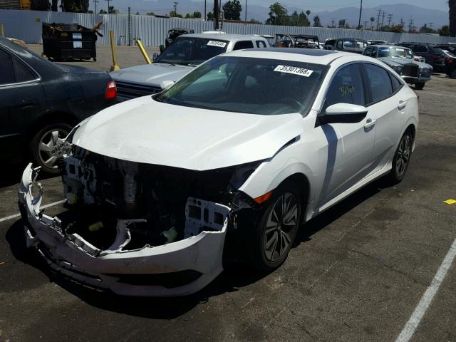 2HGFC1F77GH658756 - 2016 HONDA CIVIC EXL WHITE photo 2
