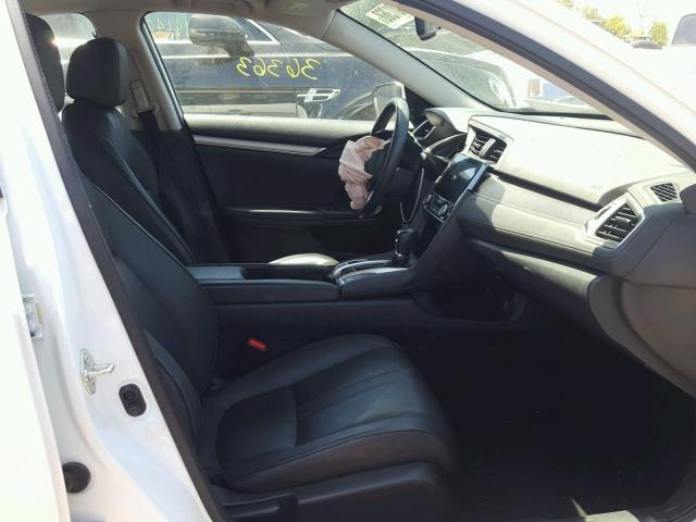 2HGFC1F77GH658756 - 2016 HONDA CIVIC EXL WHITE photo 5