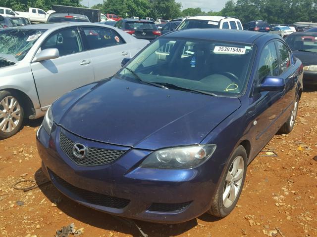 JM1BK12F261456790 - 2006 MAZDA 3 I BLUE photo 2