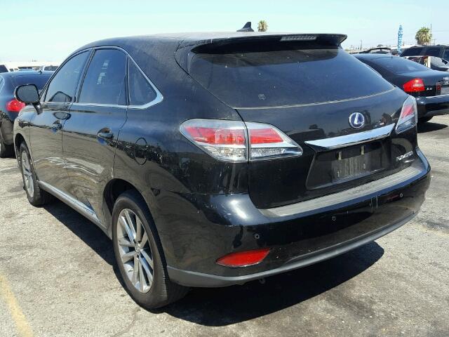 JTJZB1BA9D2009431 - 2013 LEXUS RX 450 BLACK photo 3