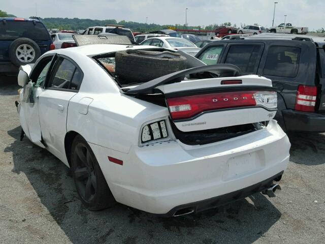 2C3CDXCT3DH651368 - 2013 DODGE CHARGER R/ WHITE photo 3