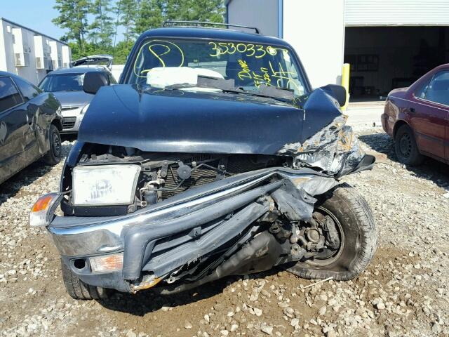 JT3GM84R7Y0055894 - 2000 TOYOTA 4RUNNER BLACK photo 9