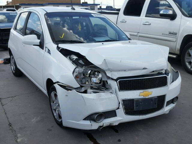 KL1TD6DE7BB209289 - 2011 CHEVROLET AVEO LS WHITE photo 1
