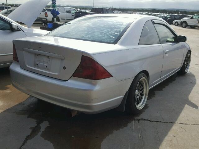 1HGEM21992L076631 - 2002 HONDA CIVIC EX ვერცხლისფერი ფოტო 4