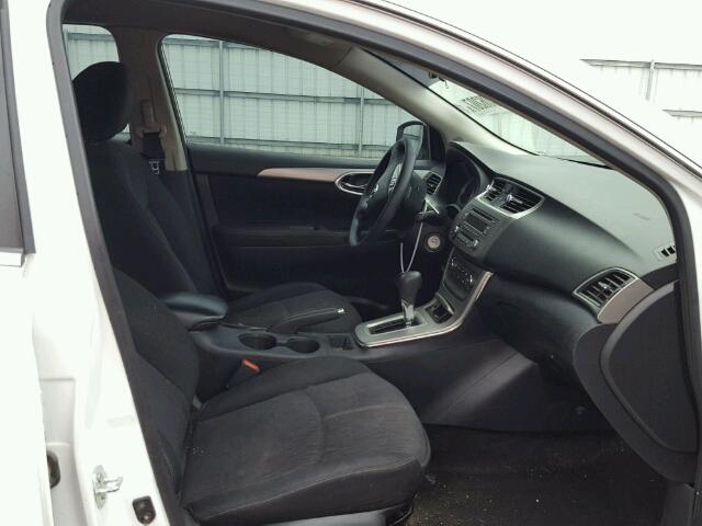 3N1AB7APXEY267486 - 2014 NISSAN SENTRA WHITE photo 5